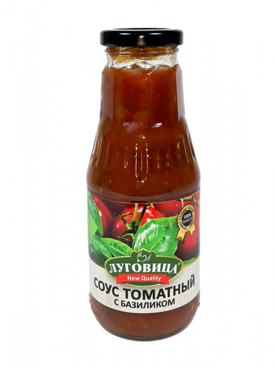 Соус томатный Луговица с базиликом 330 гр.