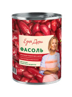 Фасоль Едим дома красная в томатном соусе 400 гр 