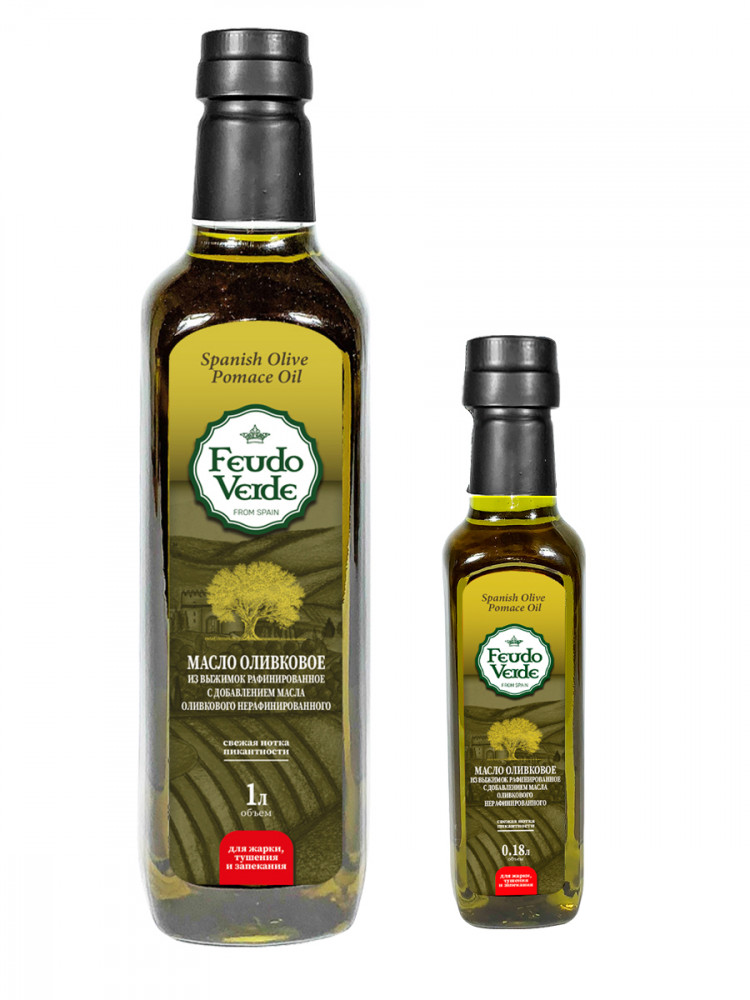 Оптовая продажа Масло оливковое Feudo Verde Pomace 1 л+ Масло оливковое ...