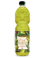 Масло Луговица BLEND оливковое с добавлением подсолнечного, 1 л ПЭТ