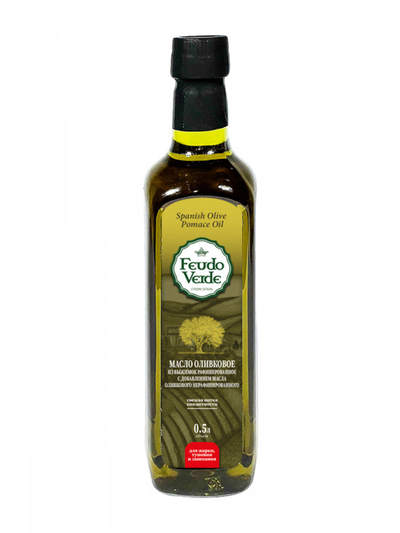 Масло оливковое Feudo Verde Pomace рафинированное 500 мл