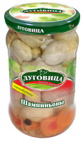 Грибы Луговица шампиньоны резаные 370 г