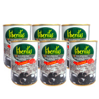 Оливки Liberitas черные без косточки  280 гр 6 шт