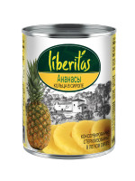 Ананасы Liberitas кольца в сиропе, 850 мл