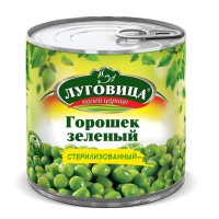 Горошек Луговица консервированный, 212мл Китай