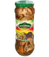 Грибы маринованные Луговица грибной бочонок 380 гр