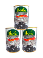 Оливки Liberitas черные без косточек 280 г 3 шт