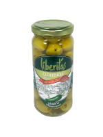 Оливки Liberitas фаршированные острым перцем 240 гр.