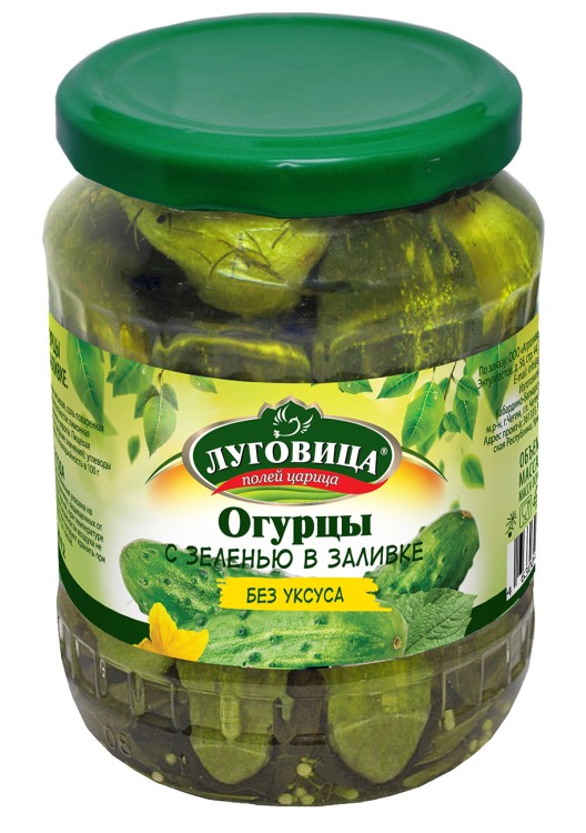 Огурцы Луговица 6-9см 720мл сб твист Вьетнам