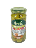 Оливки Liberitas фаршированные  анчоусом  240 гр.