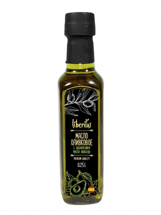 Масло Liberitas оливковое с добавлением масла Авокадо Испания 250г