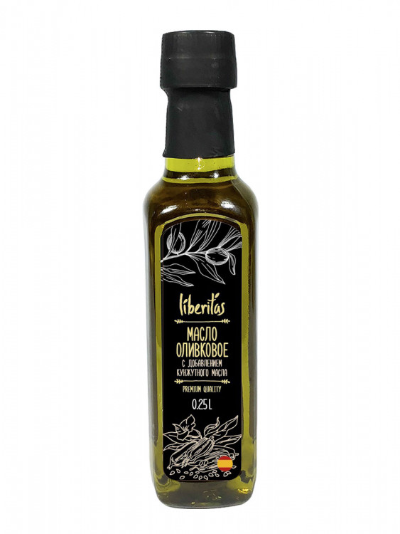 Масло Liberitas оливковое с добавлением масла Кунжут Испания 250г