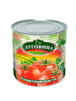Томатная паста Луговица 25% ГОСТ 800 мл жестяная банка