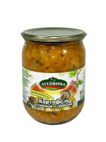 Картофель тушеный с грибами Луговица, 500 гр, ГОСТ