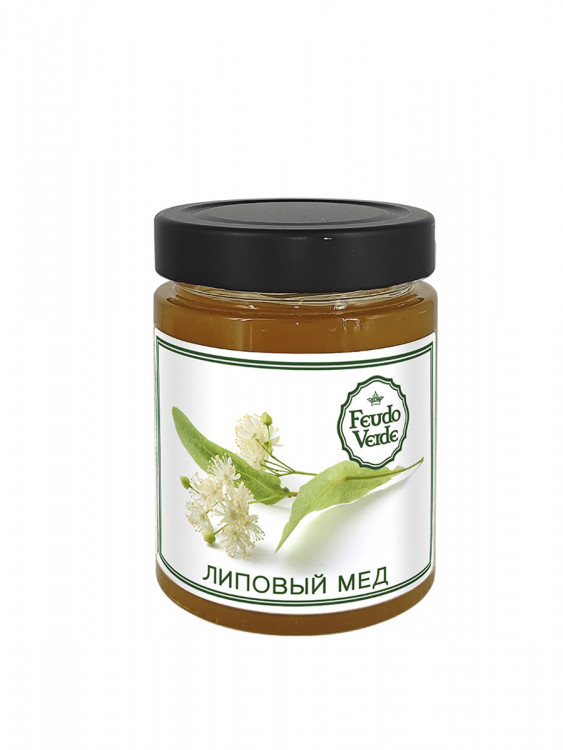 Мёд липовый Feudo Verde натуральный из Абхазии 300 гр