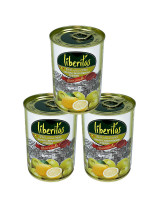 Оливки Liberitas фаршированные  лимоном  280 гр 3 шт