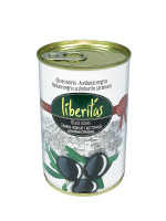 Оливки Liberitas черные с косточкой 425 мл