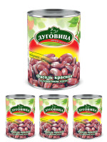 Фасоль Луговица красная в томатном соусе ж/б 360 гр 4 шт